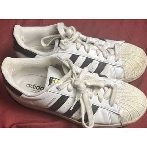 ADIDAS Woman's Originals Superstar (7.5) White Black‎ Stripes